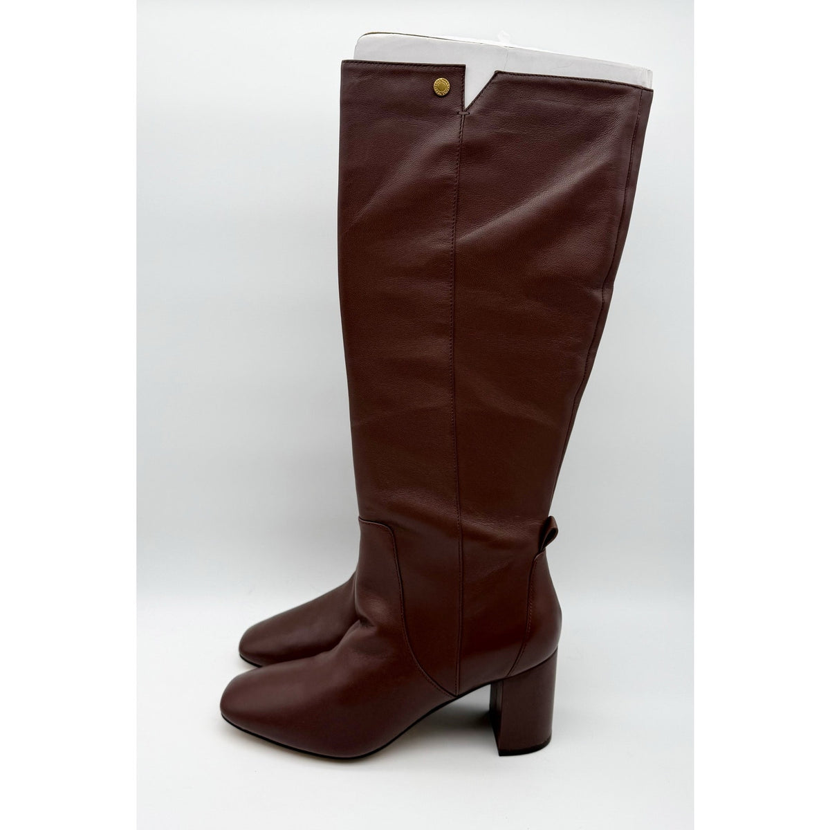 Cole Haan Womens Chrystie Knee High Boot US 8.5 EU 39 Brown Leather NWOB