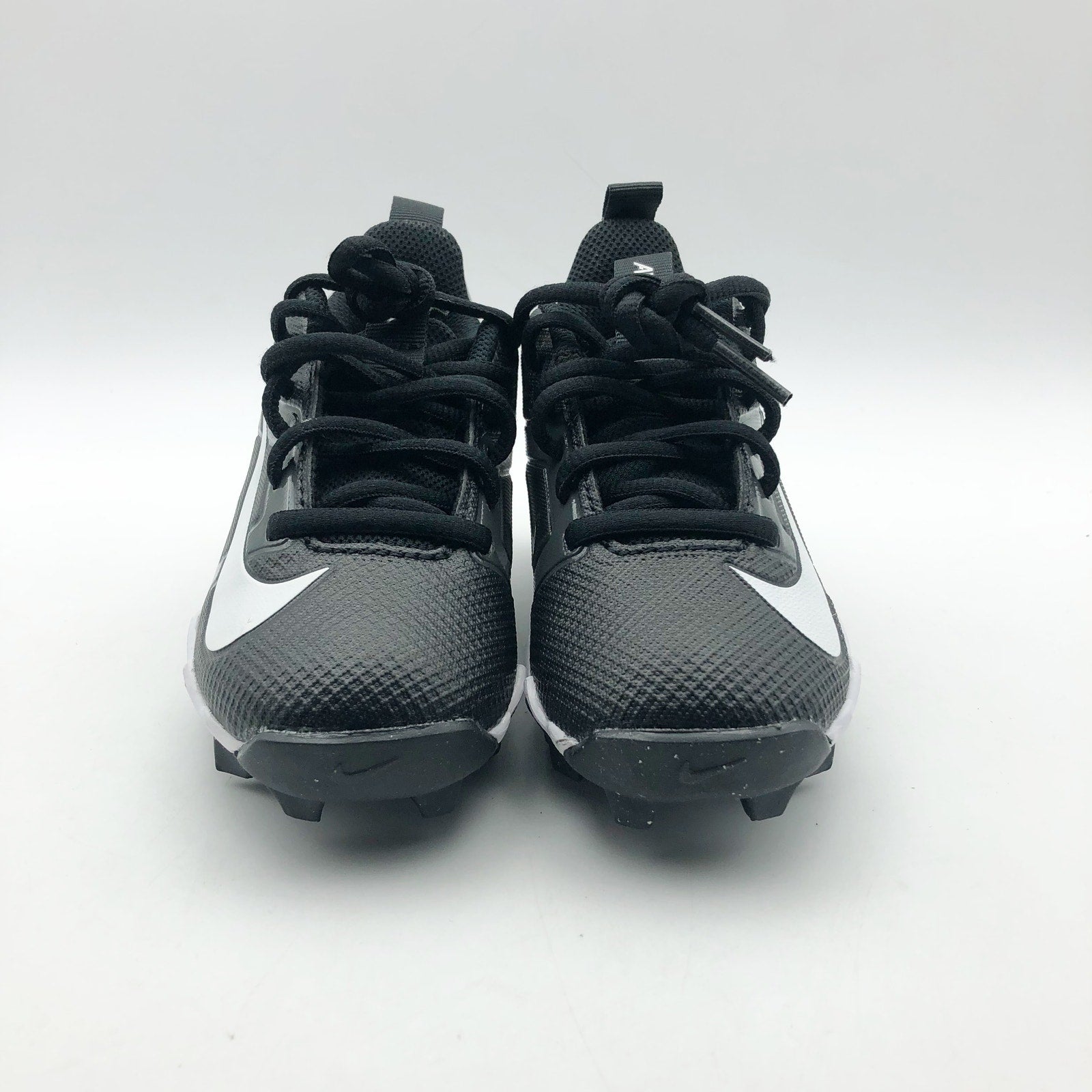 Nike Kids Alpha Menace 4 Shark Football Cleats Size 13 Black Grey White NWOB