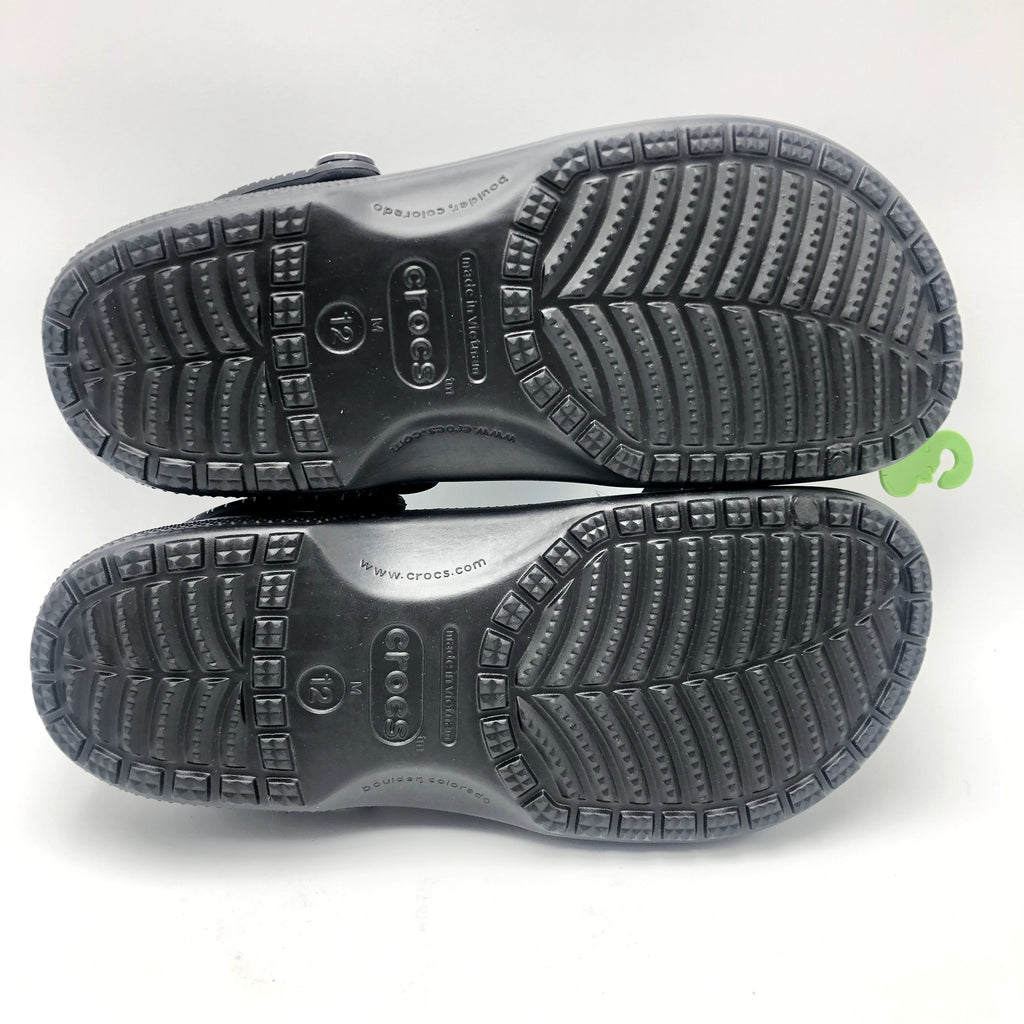 Crocs Clogs Mens 12 Jack Skellington Nightmare Before Christmas Black NWT