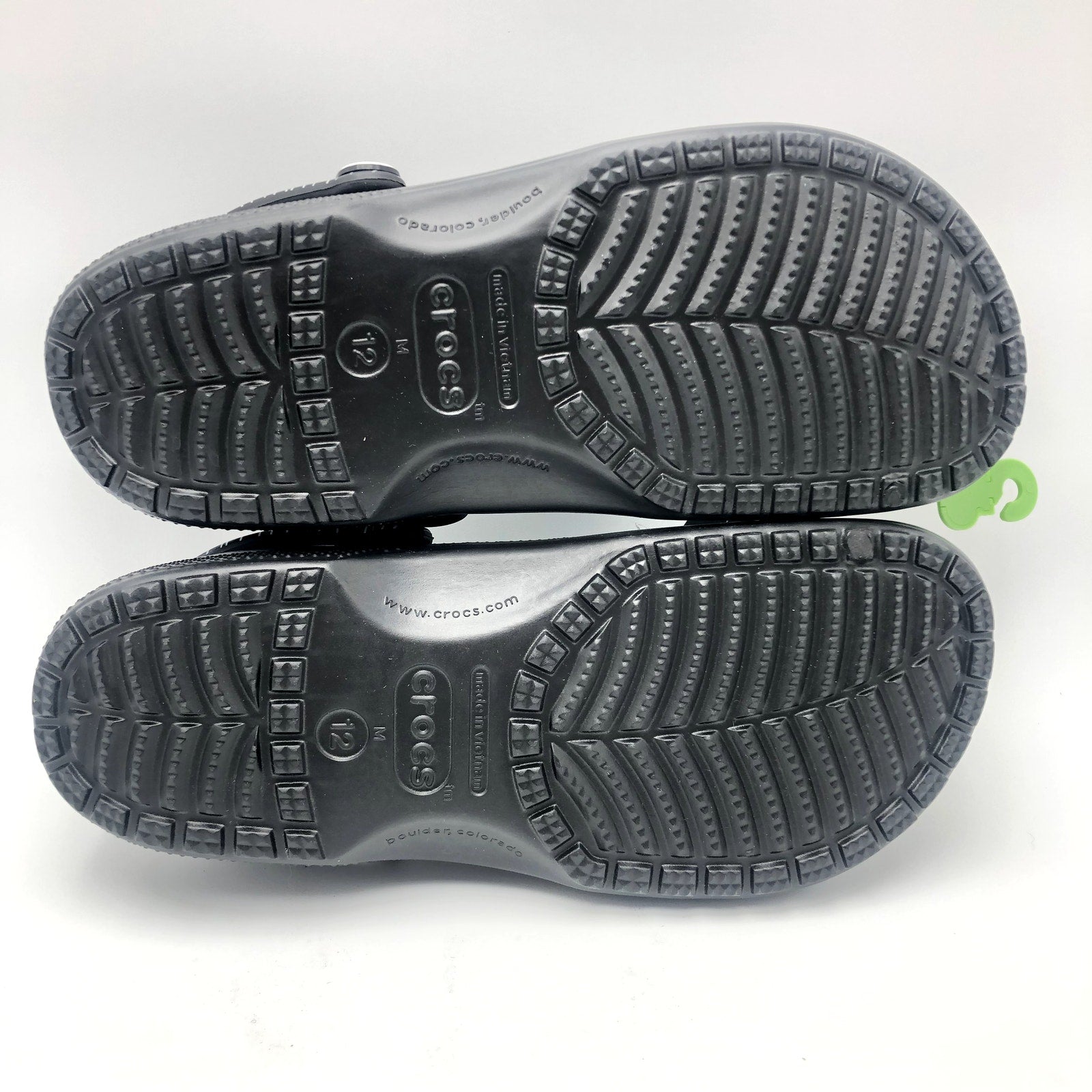 Crocs Clogs Mens 12 Jack Skellington Nightmare Before Christmas Black NWT