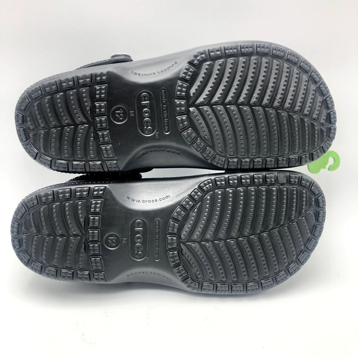 Crocs Clogs Mens 12 Jack Skellington Nightmare Before Christmas Black NWT