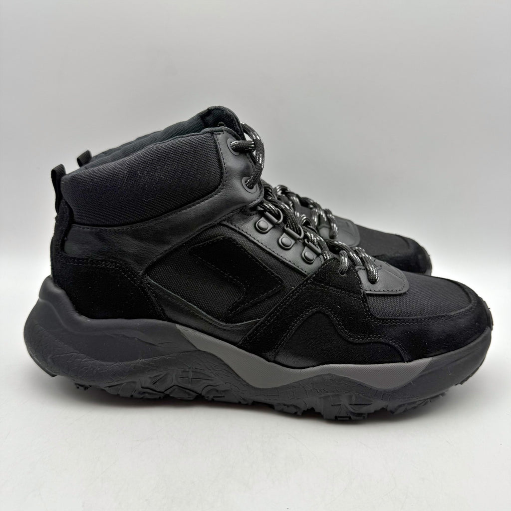 SAS Mens Hi Country-Y Hiking Boots 9 M Black Cast Iron Lace Up Lightweight NIB