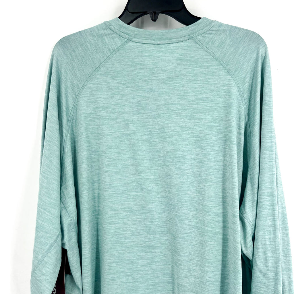 WOLVERINE Mens Sun-Stop Eco Long Sleeve Tshirt XXL Aqua Green Performance NWT