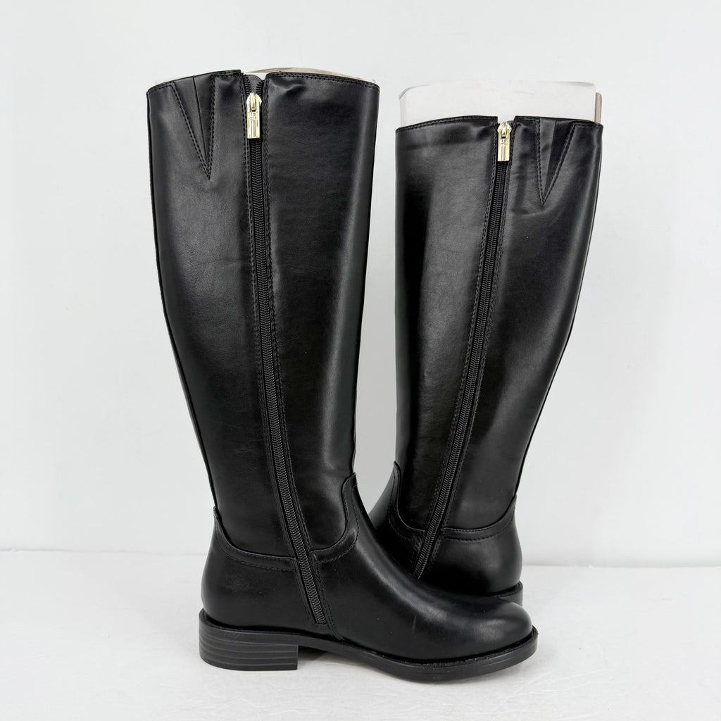Tommy Hilfiger Womens Rydings Knee High Boots US 6 M EU 36 Black NWOB