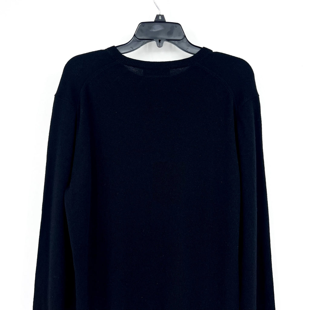 EVERLANE Women's The Classic Crew Cashmere Sweater Large Black NWT