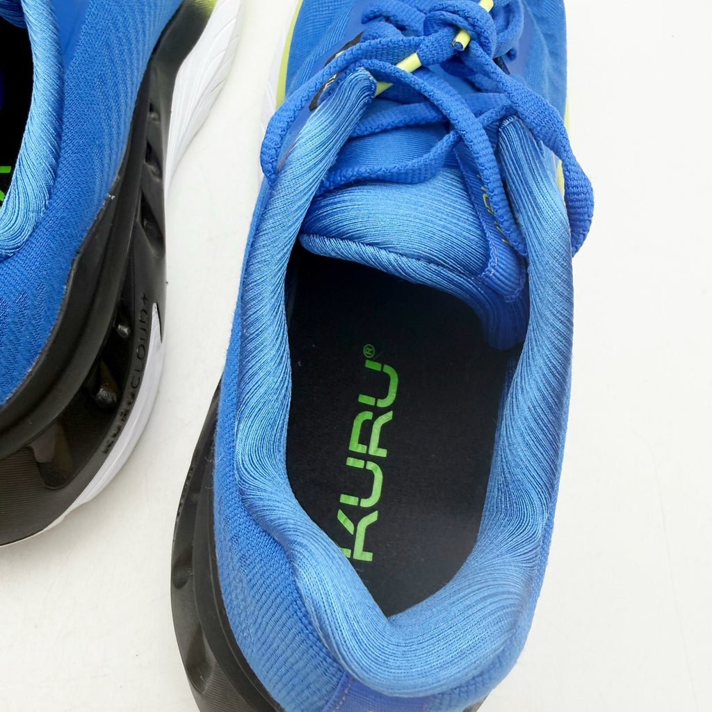 Kuru Mens Triple Max Ion Sneakers US 9.5 M EU 42 Blue Lime Athletic NWOB