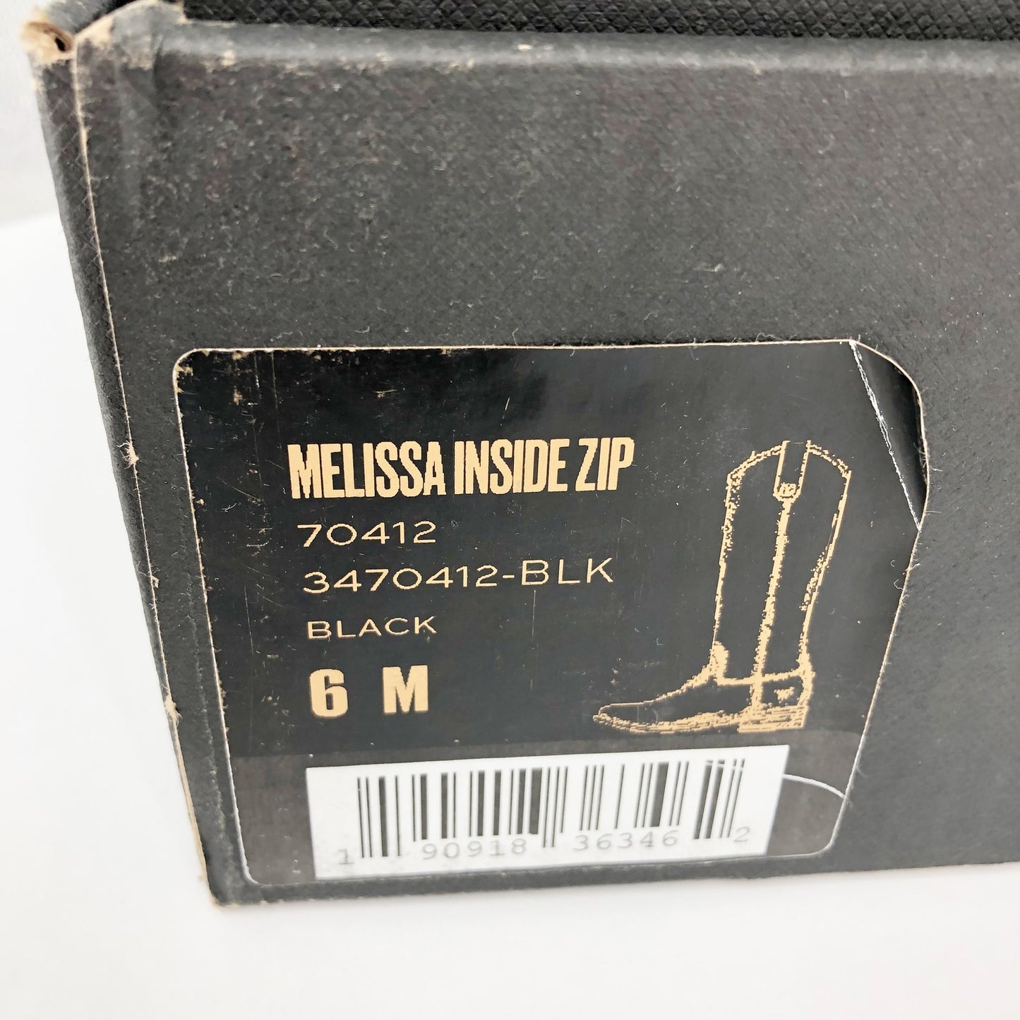 FRYE Women's Melissa Riding Boots Sz 6 Black Leather Button Inside Zip Tall NIB