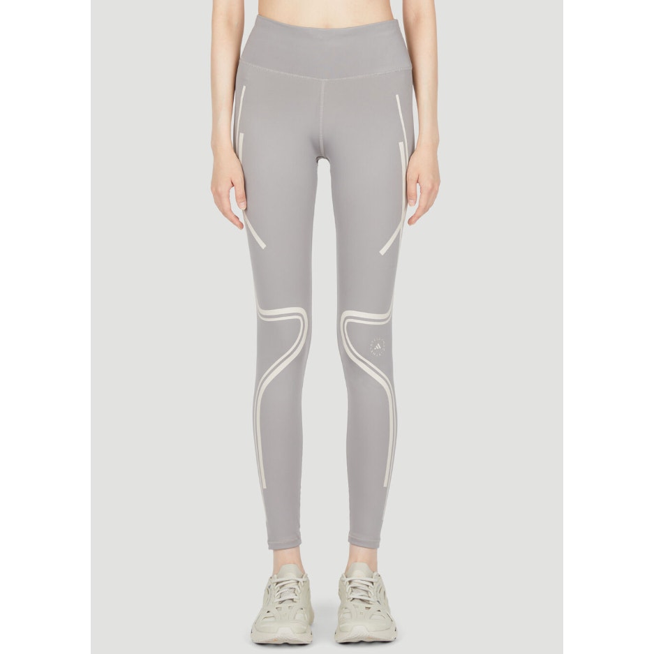 ADIDAS STELLA MCCARTNEY Womens Truepace Running Leggings XL Dove Grey NWT