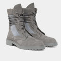 Saint Morta Mens Revenant Combat Boots Size 8 EU 42 Dark Grey Suede NIB