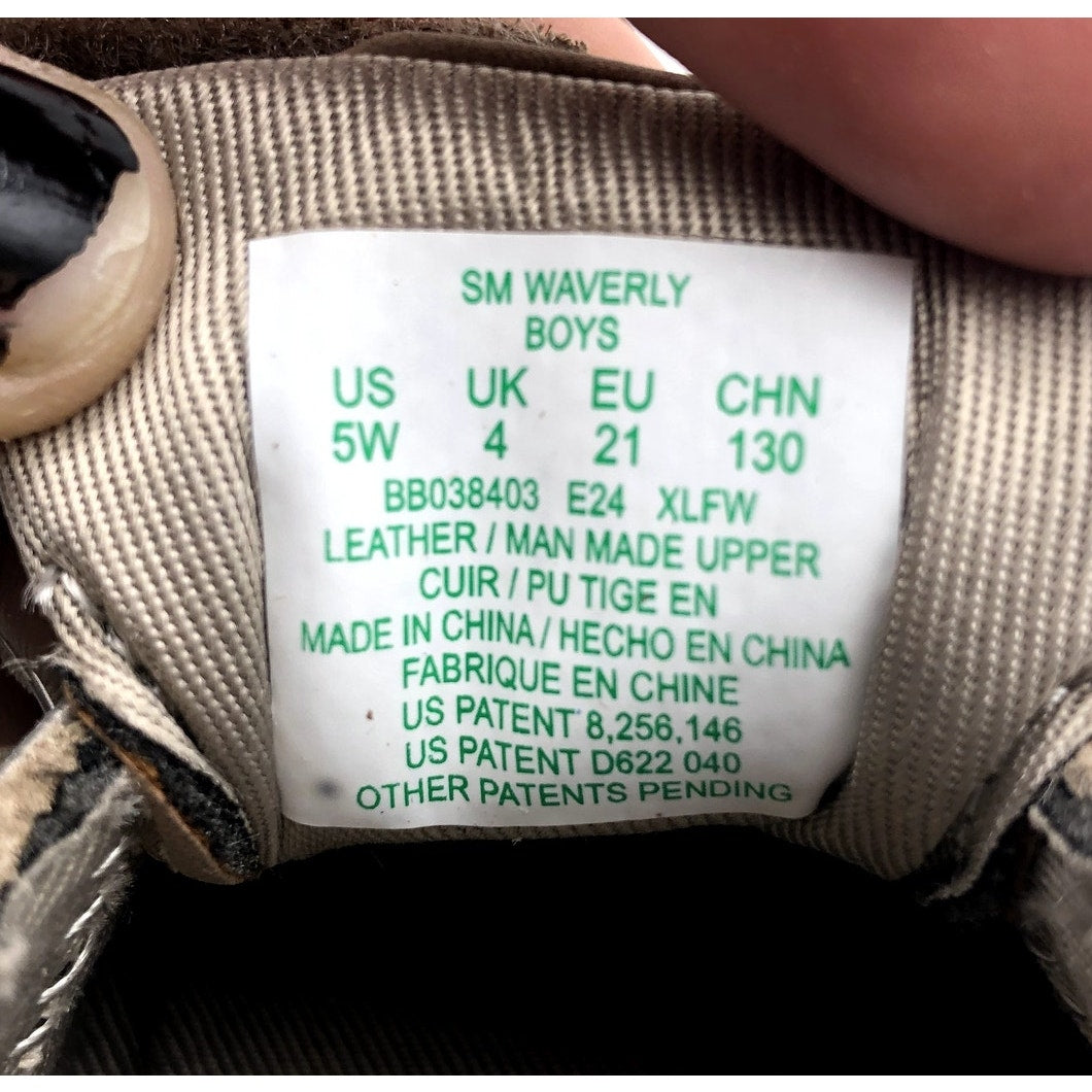 Stride Rite Boys SM Waverly Walnut Size 5 Wide Toddler Shoes Brown NIB