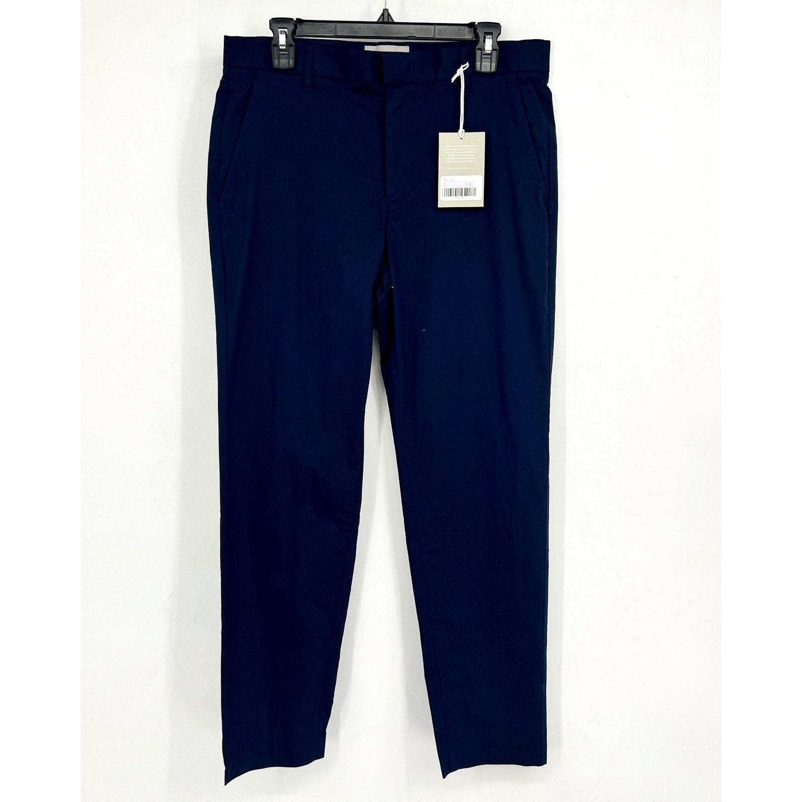 EVERLANE Mens The Air Chino Pants 31x30 Navy Blue Cotton Poplin Slim Fit NWT