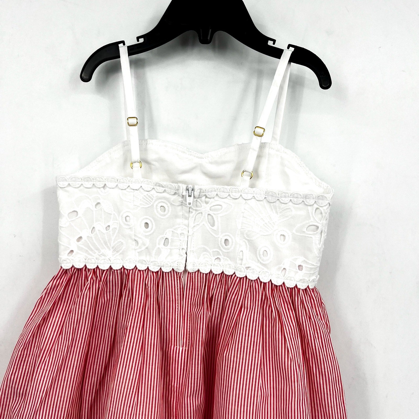 LILLY PULITZER Girls Mini Haylan Dress Size 4 Mizner Red Seaside Stripe NWT