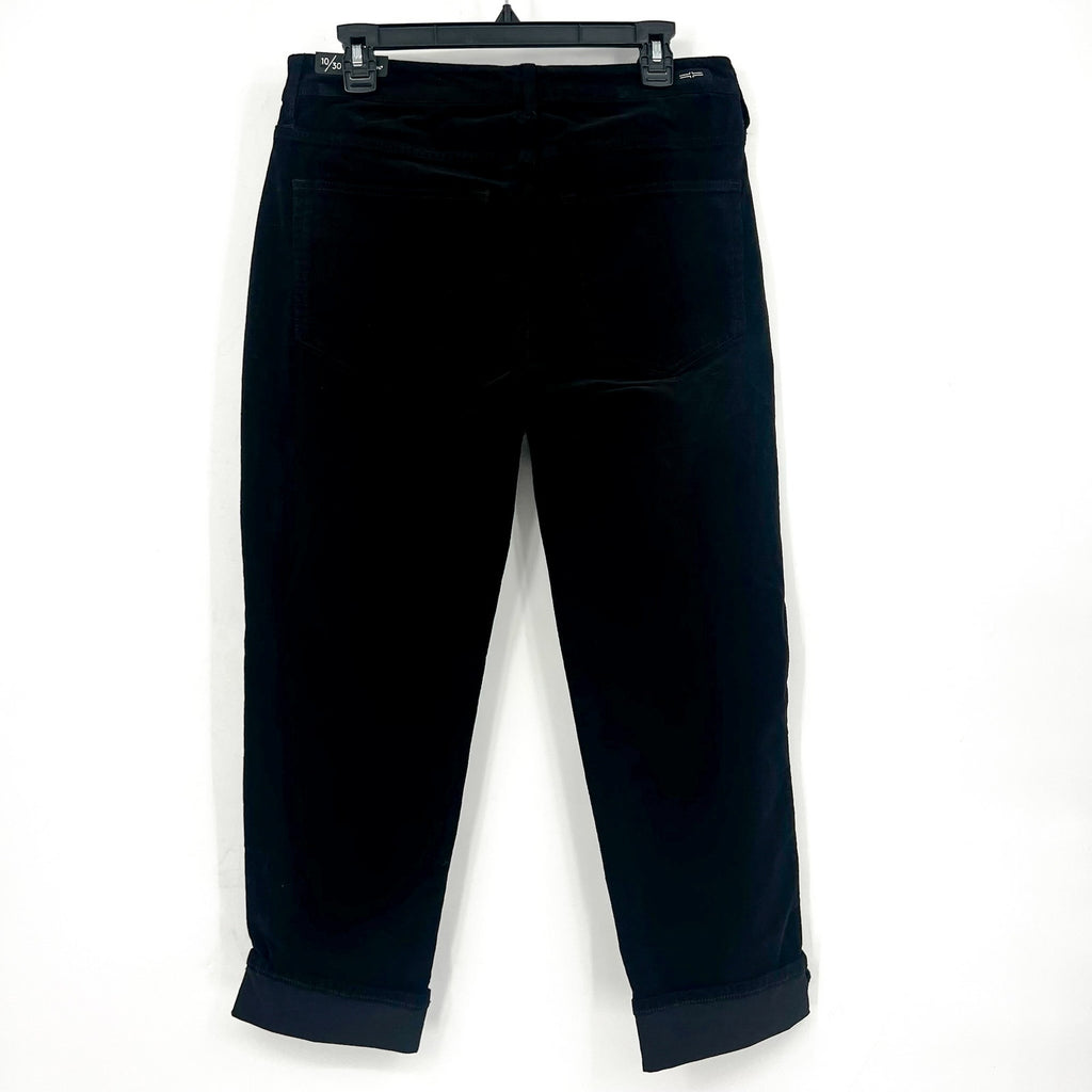 Liverpool Women's Marley Girlfriend Jeans SIZE 10 30 Black Corduroy Stretch NWT