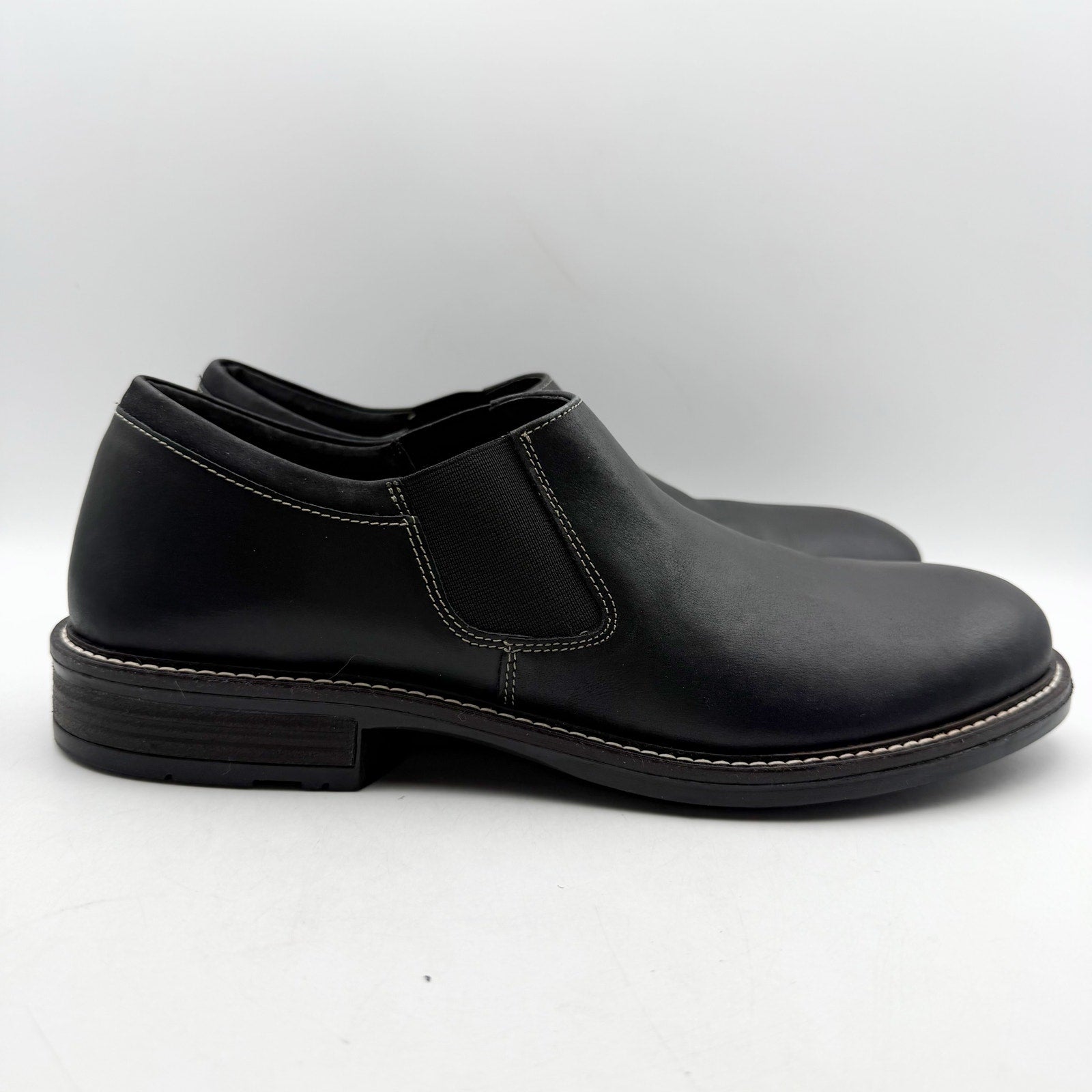Naot Mens Director Slip On Shoes EU 43 US 10 Black Leather NWOB