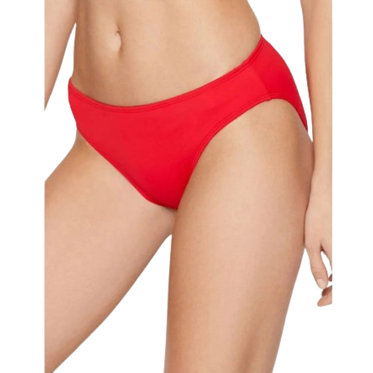 RALPH LAUREN Beach Club Hipster Bikini Swim Bottoms Size 12 Red NWT