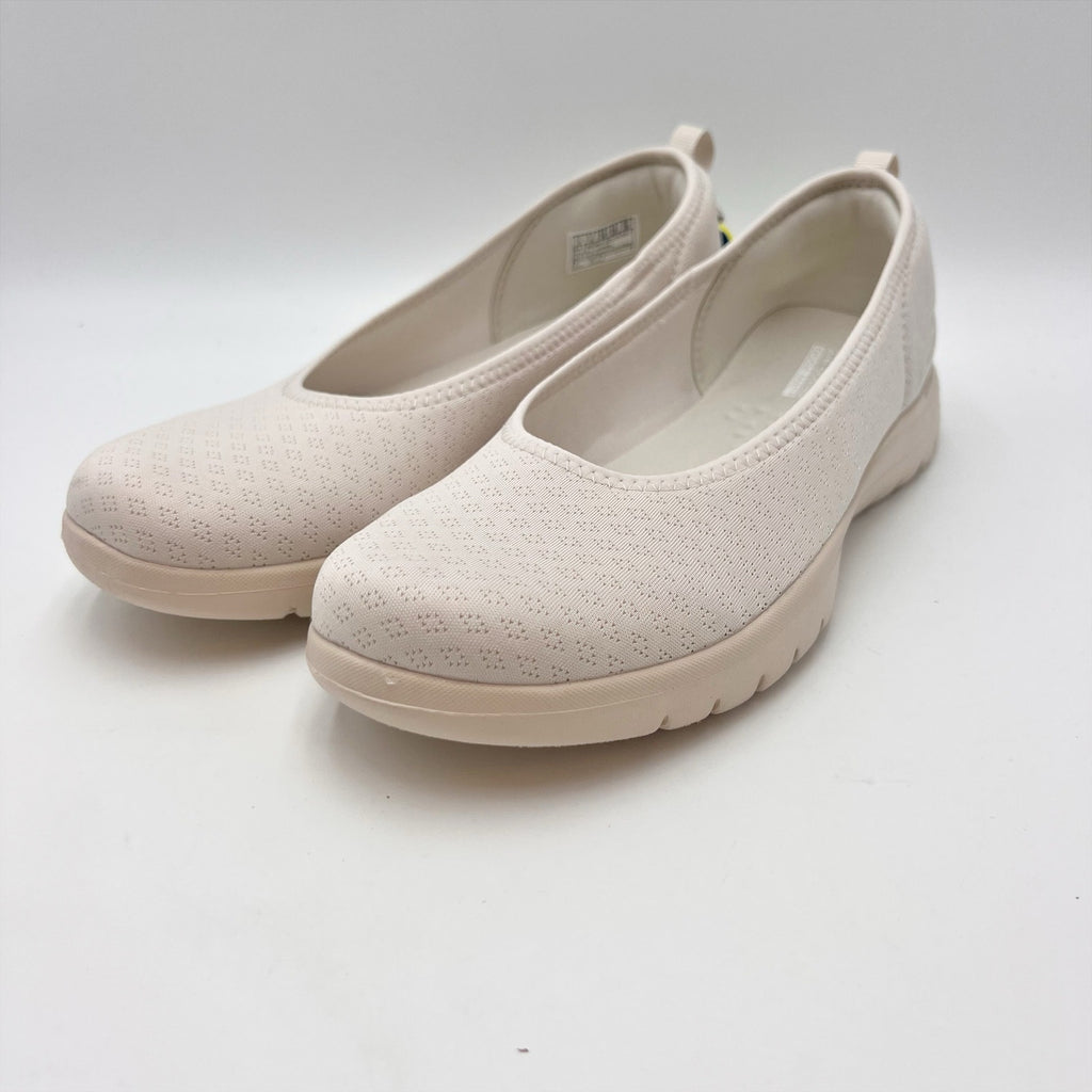 Skechers Womens On The Go Flex Sienna Flat Shoes Size 9 Natural Cream NIB