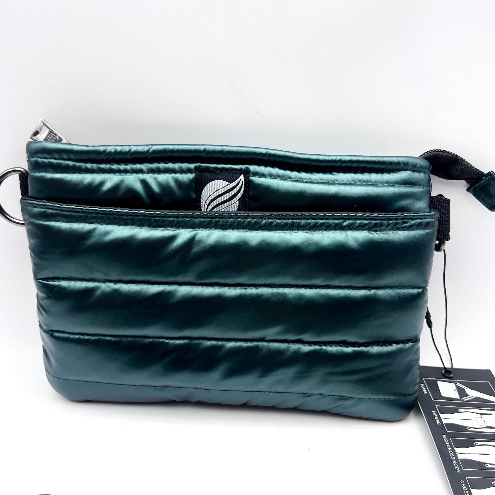 THINK ROYLN Women's Quilted Crossbody Bum Bag 2.0 Green NWT