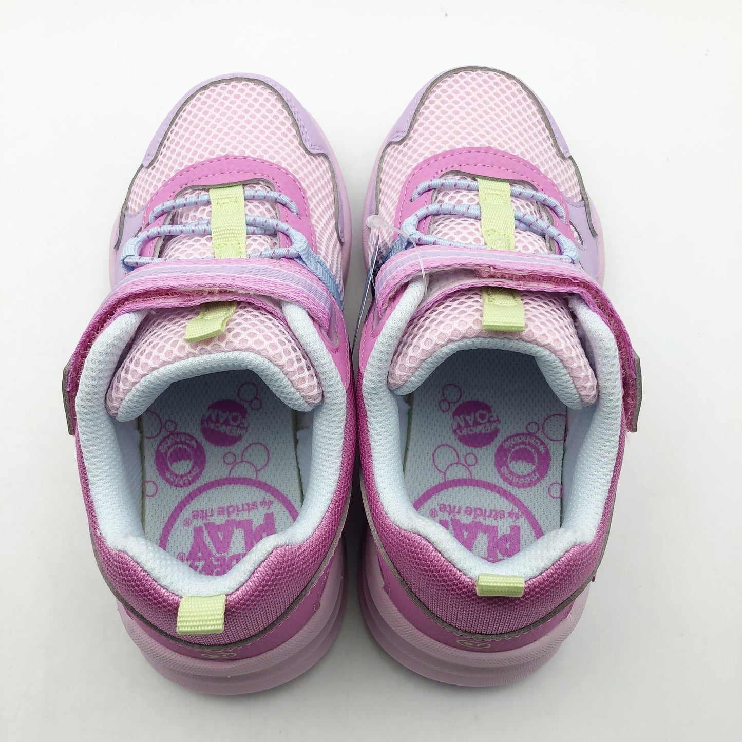 Stride Rite Girls Made To Play Sneaker Size 1.5 Light Pink Kids Shoe NIB