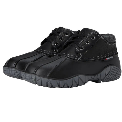 Baffin Womens Whitetail ll Ankle Sneakers US 9 EU 39 Black Leather Insulated NIB