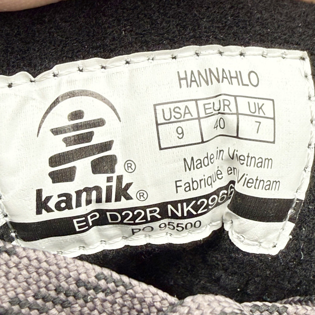 KAMIK Womens Low Hannah Winter Bootie US 9 EU 40 Grey Waterproof NIB