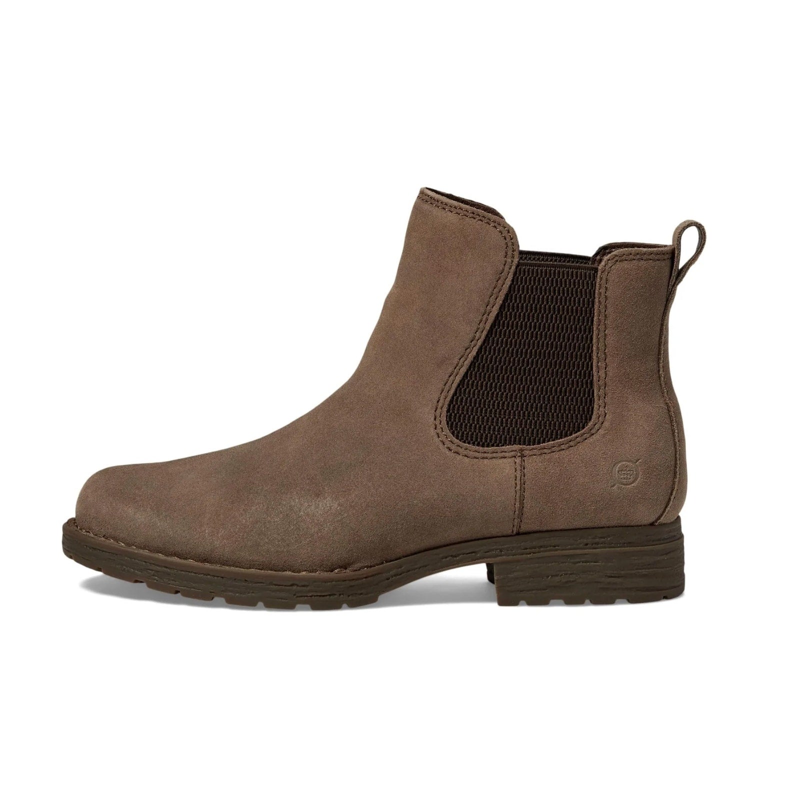 Born Women's Cove Chelsea Boots Size 7M Brown Suede Waterproof Ankle Bootie NIB