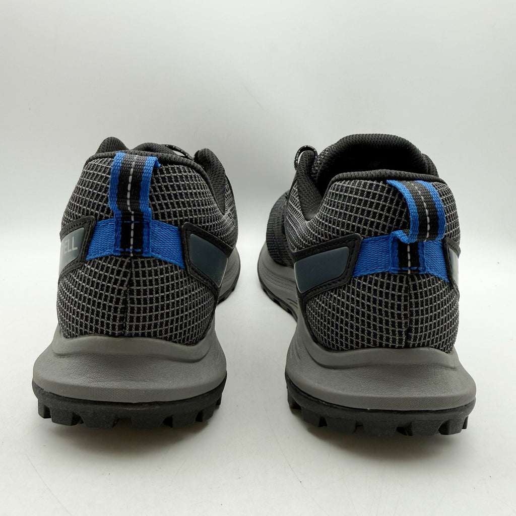 Merrell Mens Nova 3 Work Sneakers US 11.5 Black Blue SR Comp Toe Shoes NIB