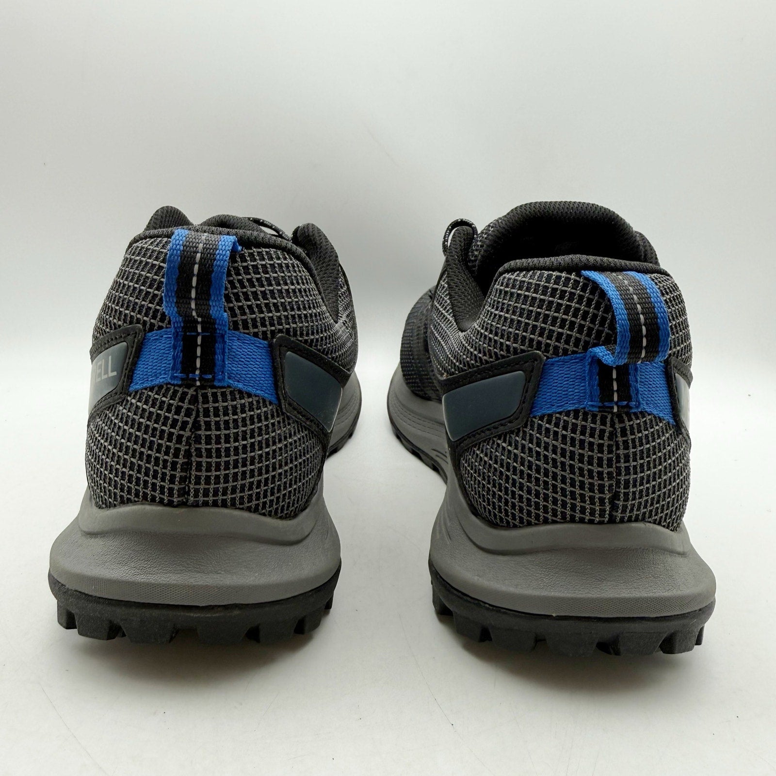 Merrell Mens Nova 3 Work Sneakers US 11.5 Black Blue SR Comp Toe Shoes NIB