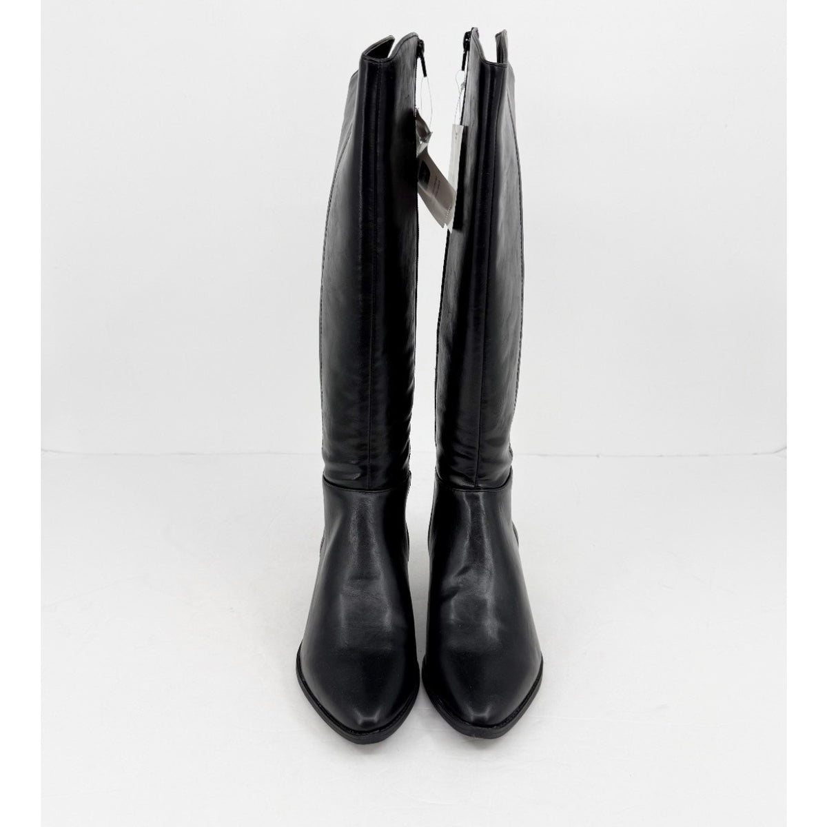 LifeStride Women's Reese Wide Calf Boot Size 8.5 Wide EU 39 Black Leather NWOB