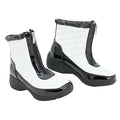 Khombu Womens Megan Snow Boots Size 8 Wide White Black Waterproof NIB