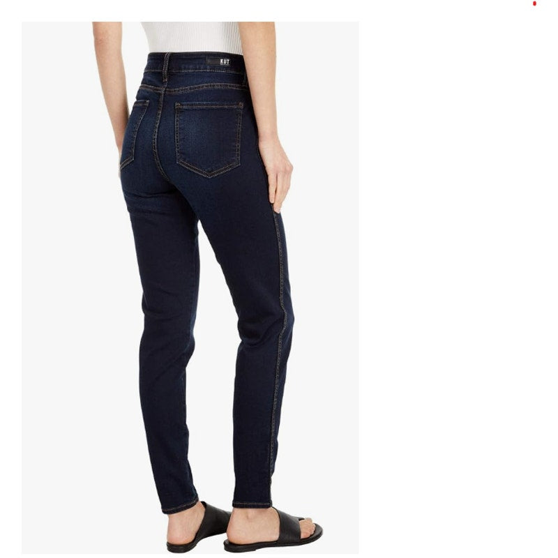 KUT FROM THE KLOTH Diana Skinny Jeans Blue Size 0 High-Rise Fab Ab NWT
