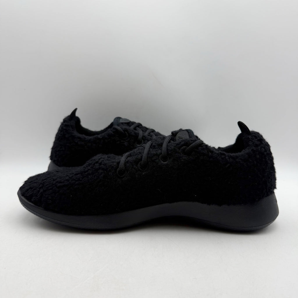 AllBirds Mens Wool Runner Fluff Casual Sneakers US 9 EU 41.5 Black Athletic NIB