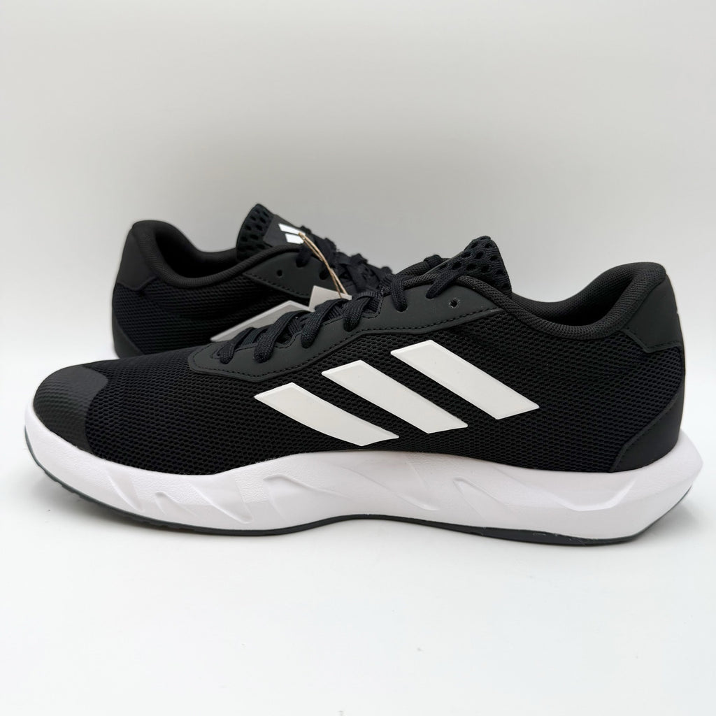 Adidas Mens Amplimove Trainer Athletic Shoes Size 9.5 Black White NIB