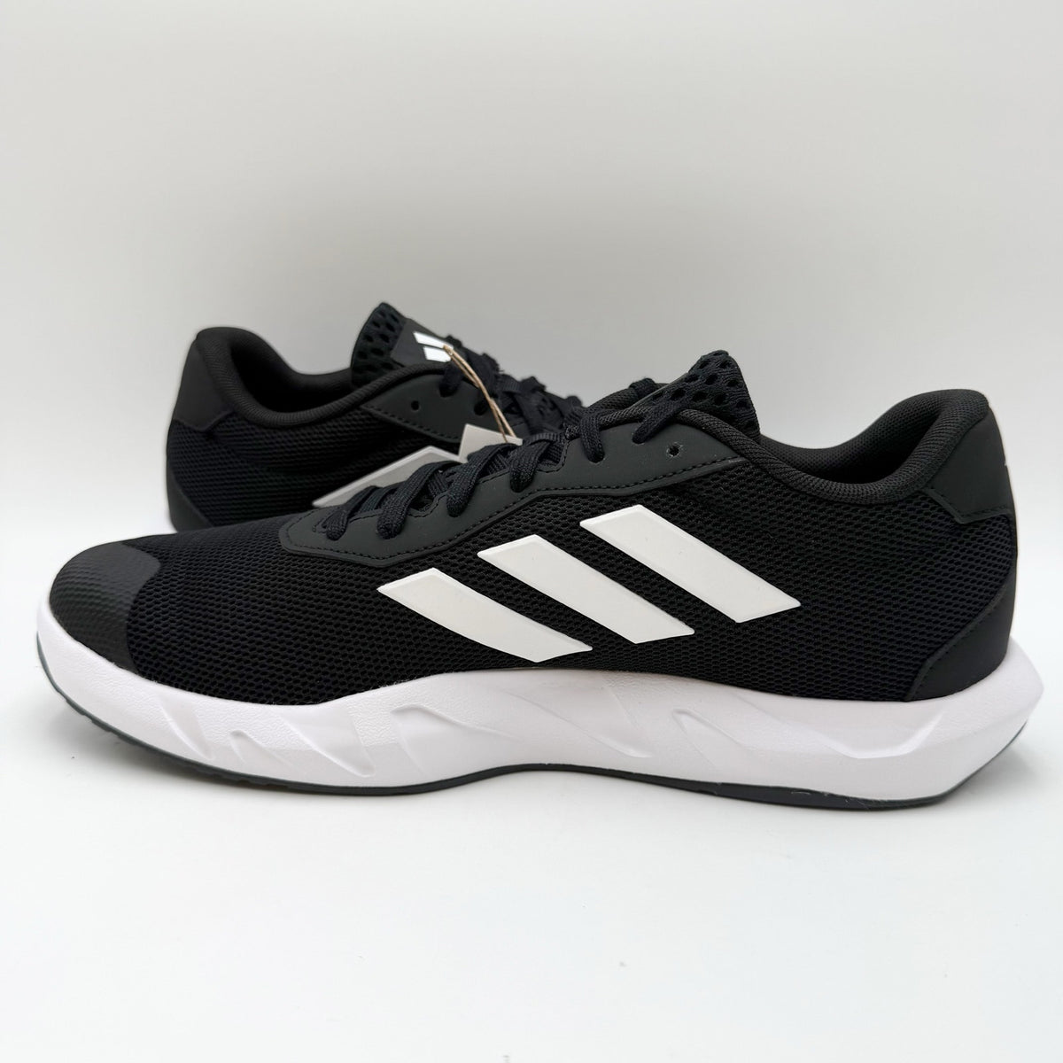Adidas Mens Amplimove Trainer Athletic Shoes Size 9.5 Black White NIB