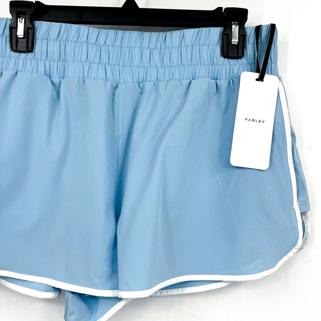 VARLEY Women's Arlington Running Shorts Large Airy Blue 2'' Inseam NWT