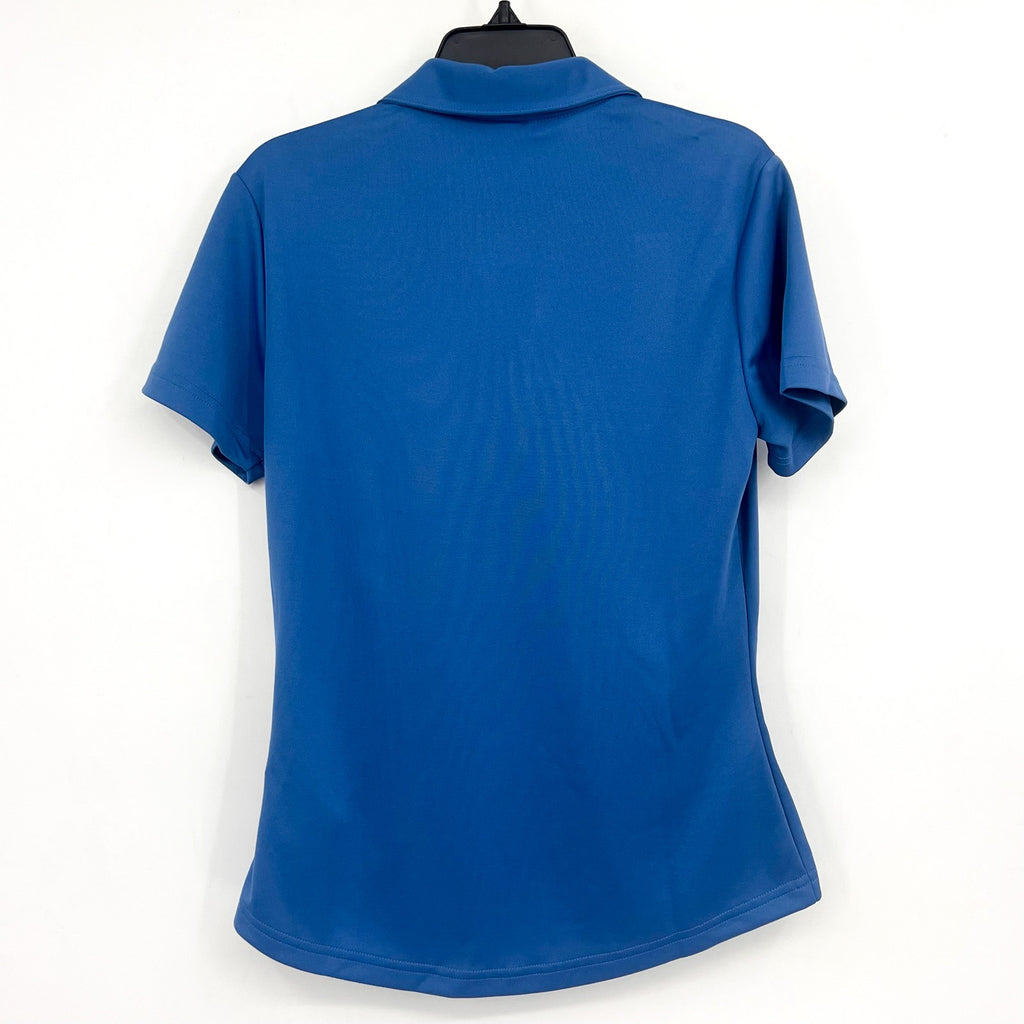 ADIDAS Women's Performance Primegreen Golf Polo Shirt XS Blue Short Sleeve NWT