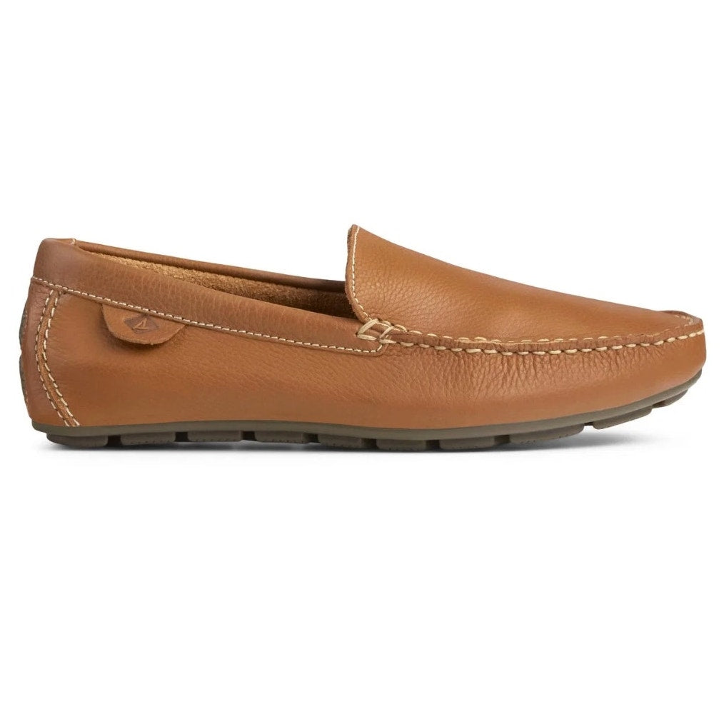 SPERRY Mens Wave Venetian Driver Loafers Size 10 M Tan Brown Leather NWOB