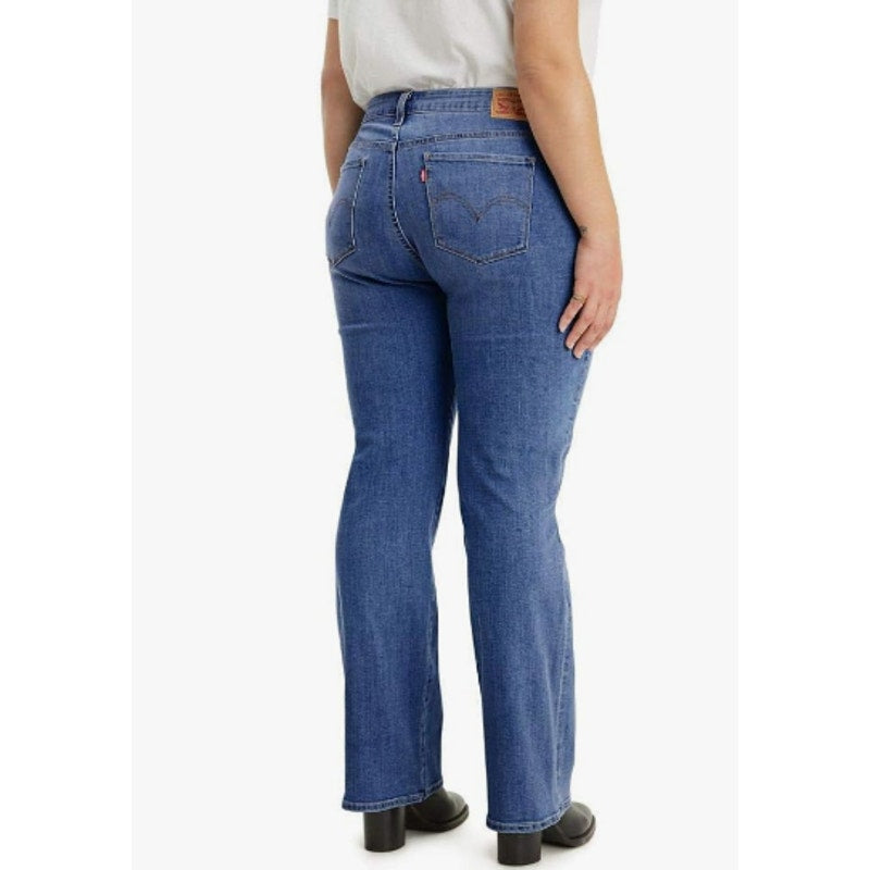 LEVI'S Women's Classic Bootcut Jeans Size 16W Medium Blue Wash A1662-0000 NWT