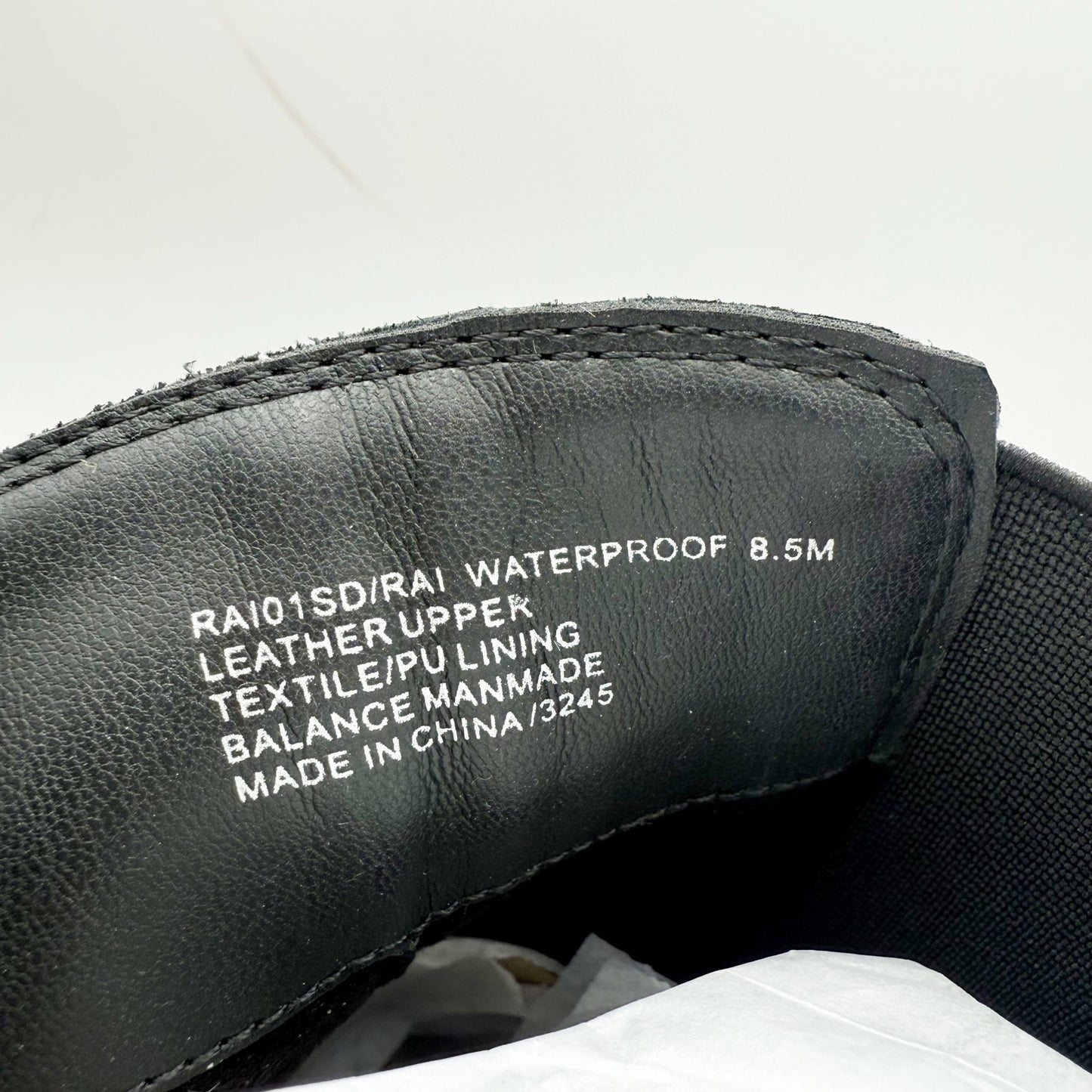 Blondo Womens Rai Ankle Boots US 8.5 M Black Leather Waterproof NIB