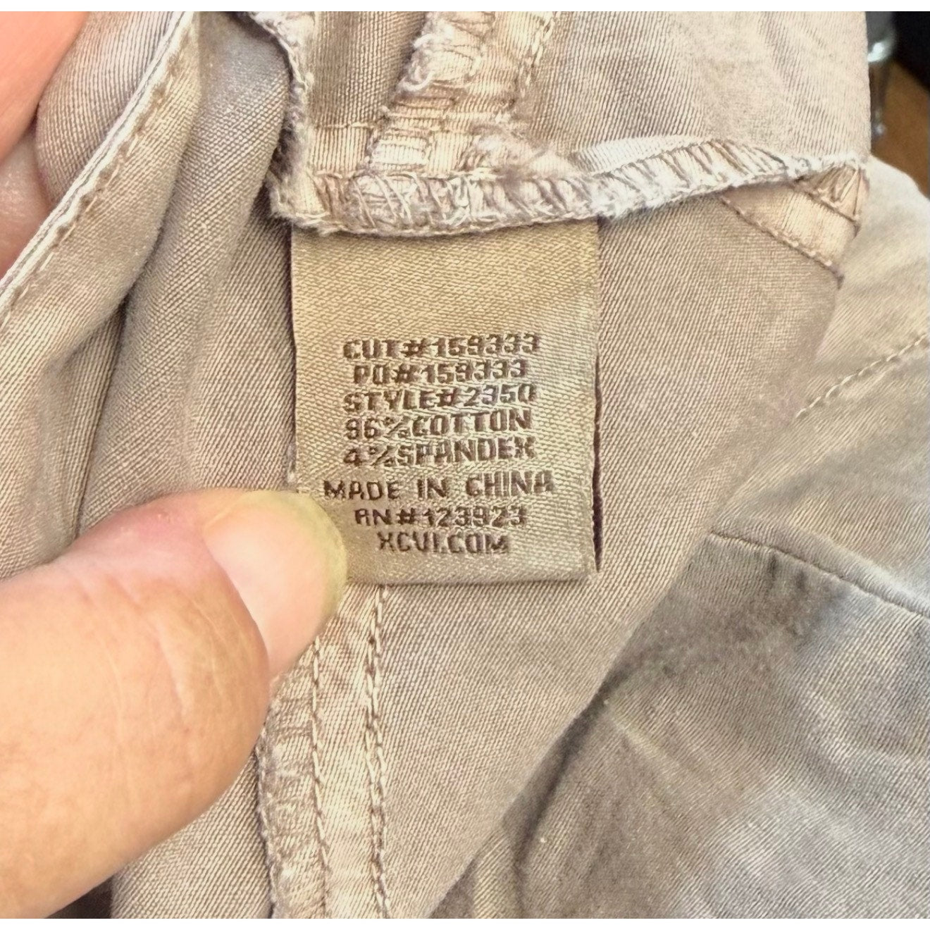XCVI Women's Cargo Gaucho Crop Pants Large Beige Mink Lagenlook NWT