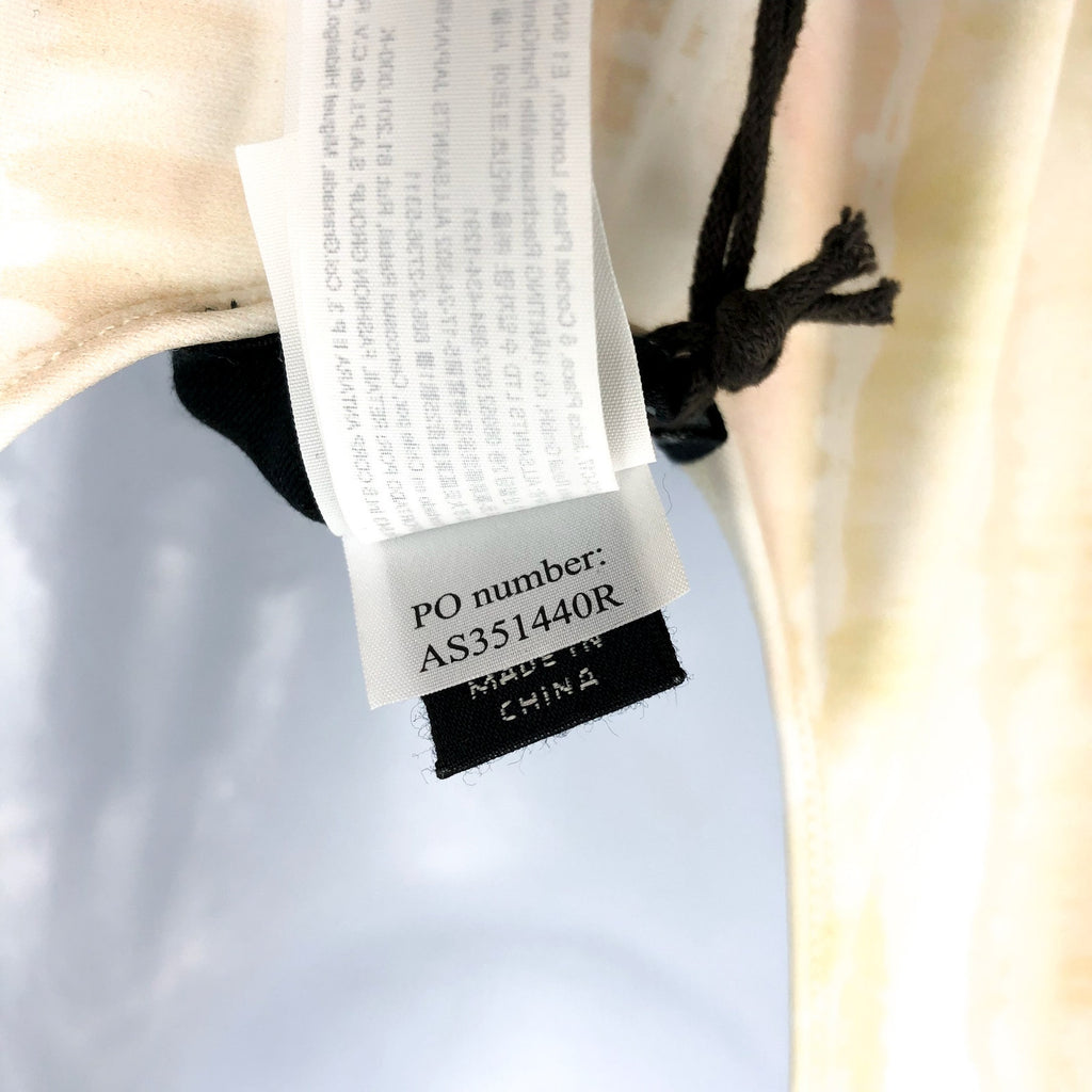 ALLSAINTS Women's Niki Marea Swimsuit One Piece Large Rainbow Pastel NWT