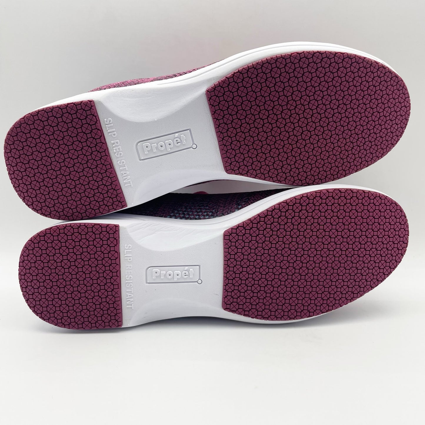 Propet Womens Washable Walker Evolution Sneaker US 8.5 Wide EU 39 Blue Pink NIB