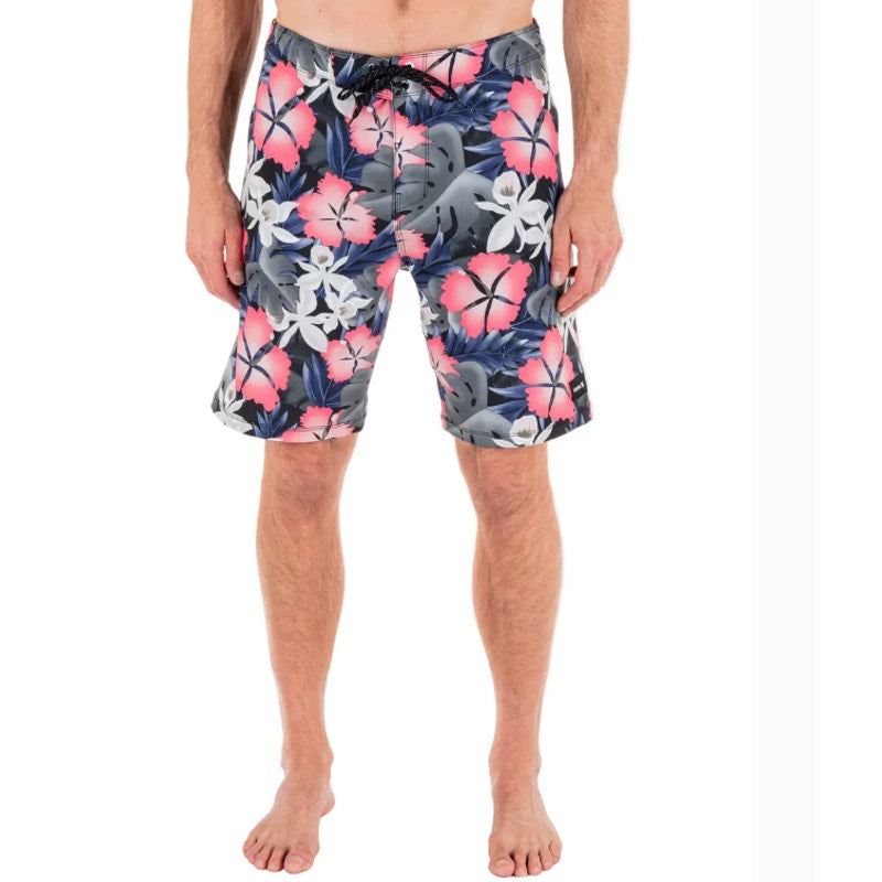 HURLEY Men's Phantom Eco Weekender 20" Board Shorts Size 36 Large Black Pink NWT