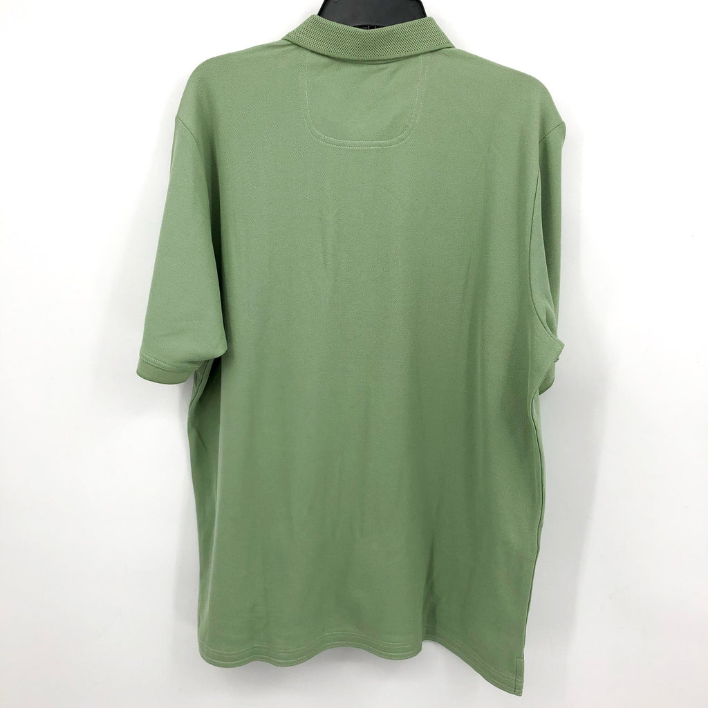 TOMMY BAHAMA Men's Emfielder 2.0 Polo Shirt Large Green Grass Short Sleeve NWT