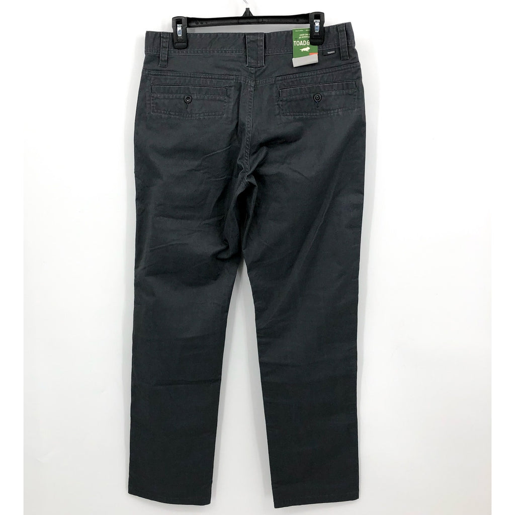 TOAD & CO. Men's Mission Ridge Lean Pants 32x34 Grey Iron Vintage Wash NWT