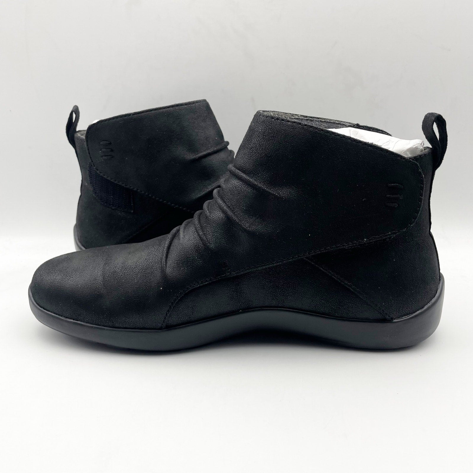 Anodyne Womens No. 91 Casual Boots US 8.5M EU 38.5 Black Vegan Leather NIB