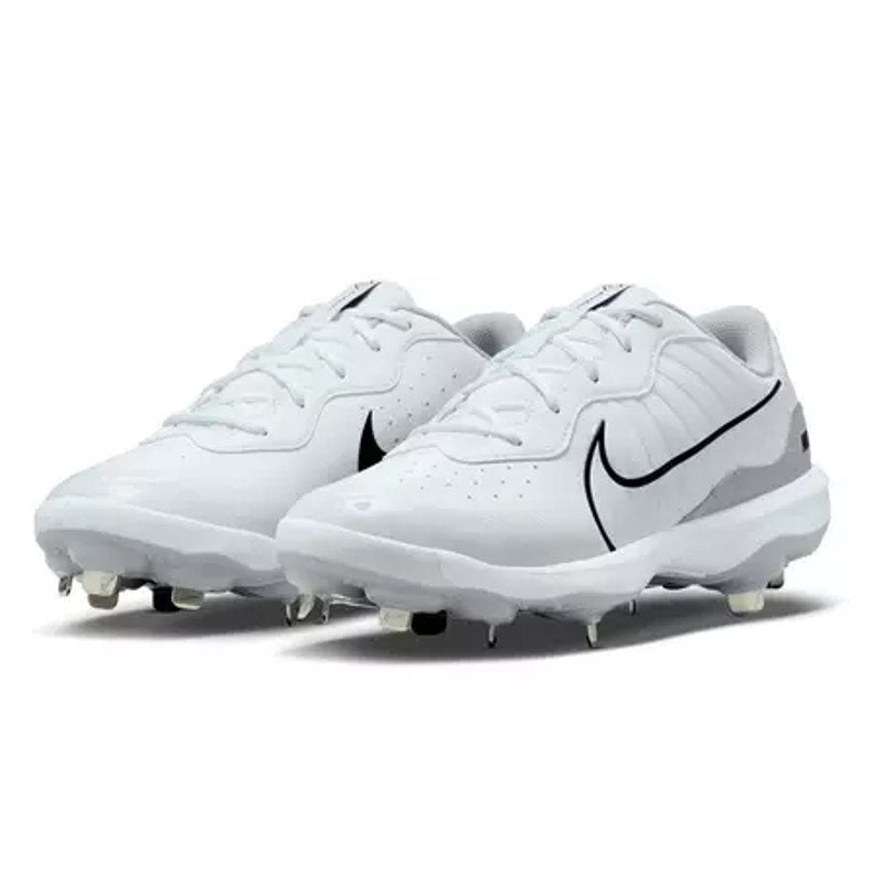 Nike Mens Alpha Huarache Varsity 4 Metal Baseball Cleats US 13 White Silver NWOB