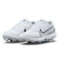 Nike Mens Alpha Huarache Varsity 4 Metal Baseball Cleats US 13 White Silver NWOB