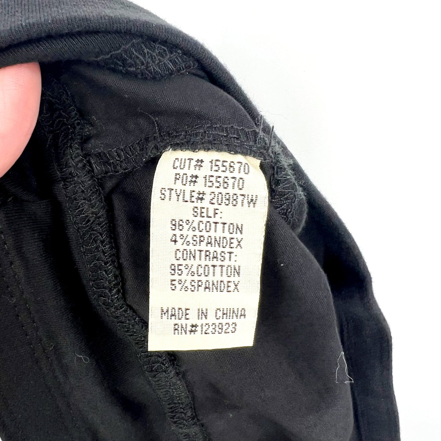 XCVI WEARABLES Women's Jetter Crop Leggings Large Black Ruched Stretch NWT