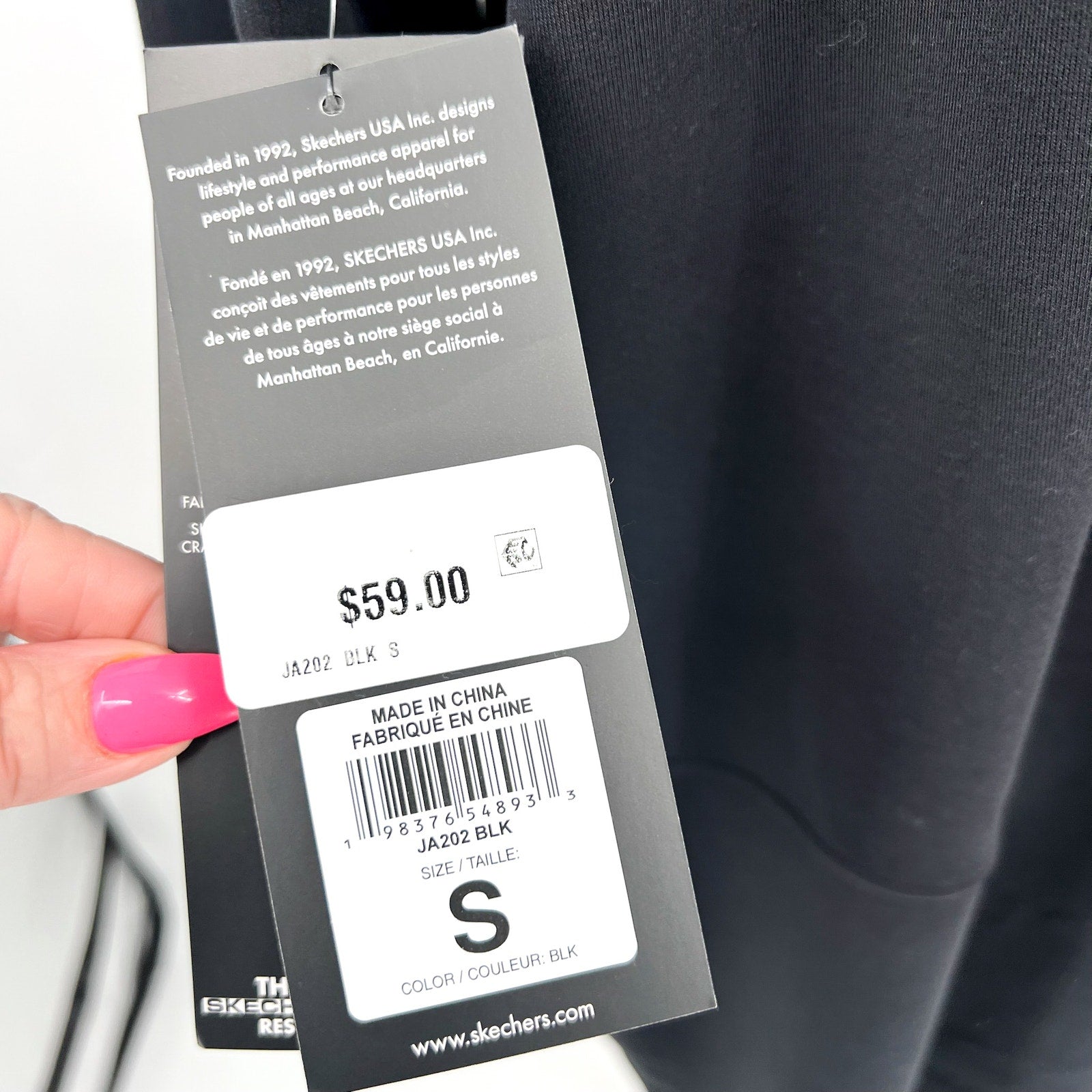 SKECHERS Women's Skechluxe Elevate Restful Hoodigan Jacket Small Black NWT
