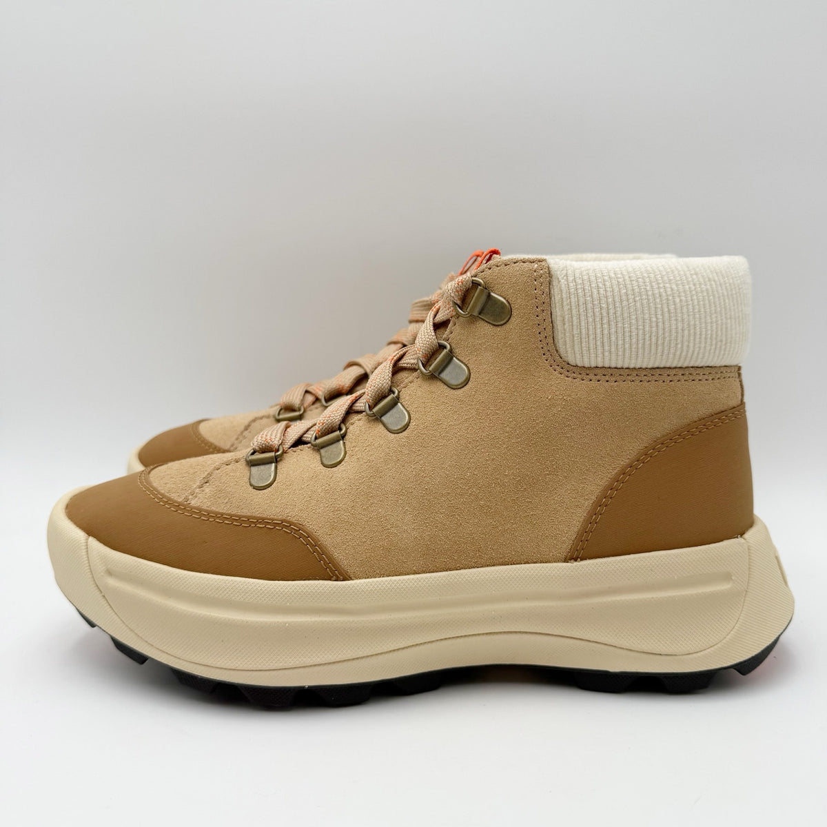 Sorel Womens ONA 503 Hiking Shoes Size 8 Tan Multicolor Suede Waterproof NIB